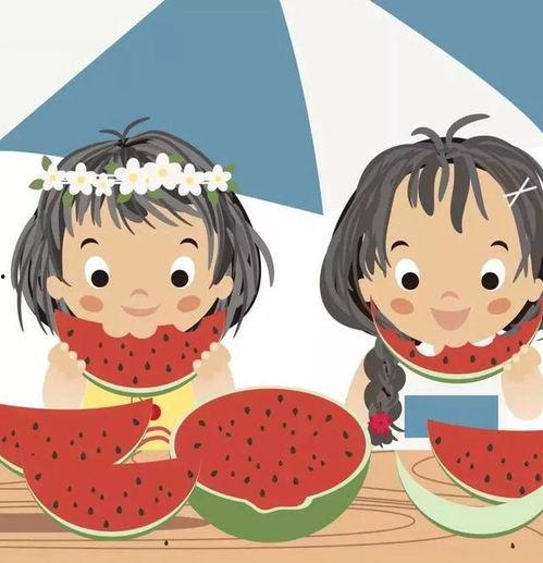 小猫吃瓜头像动漫