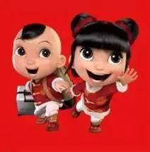 福娃吃瓜纳凉图文,瓜果飘香乐享清凉时光