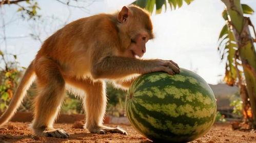 猴子吃瓜态势语