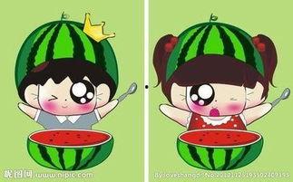 情侣亲嘴吃瓜图片大全,甜蜜瞬间定格！